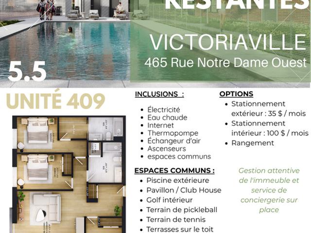 Apartment for rent in Victoriaville, Centre-du-Québec