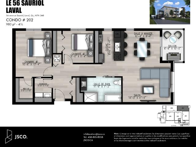 Apartment for rent in Laval-des-rapides, Quebec