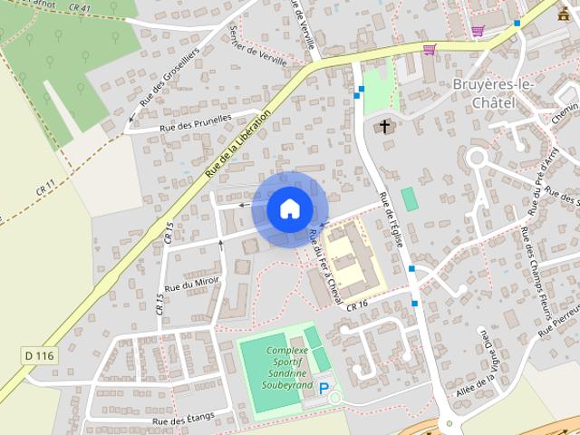 Appartement location à Verville, Bruyères-le-Châtel