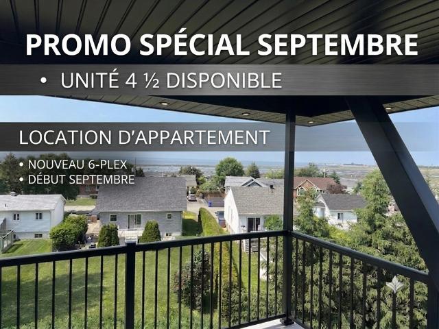 Apartment for rent in Rimouski-neigette, Quebec