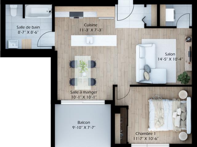 Apartment for rent in Laurentides, Quebec