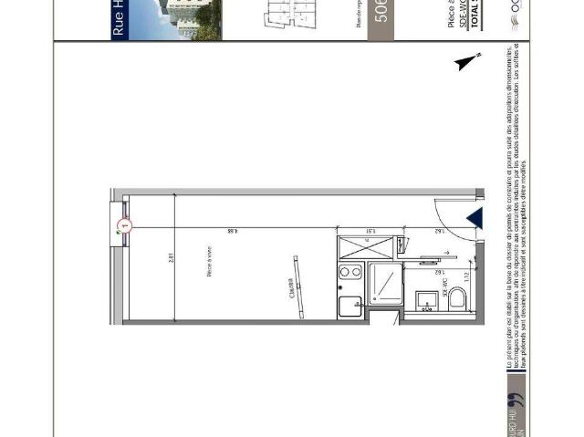 Studio location à Les Joncherettes, Palaiseau