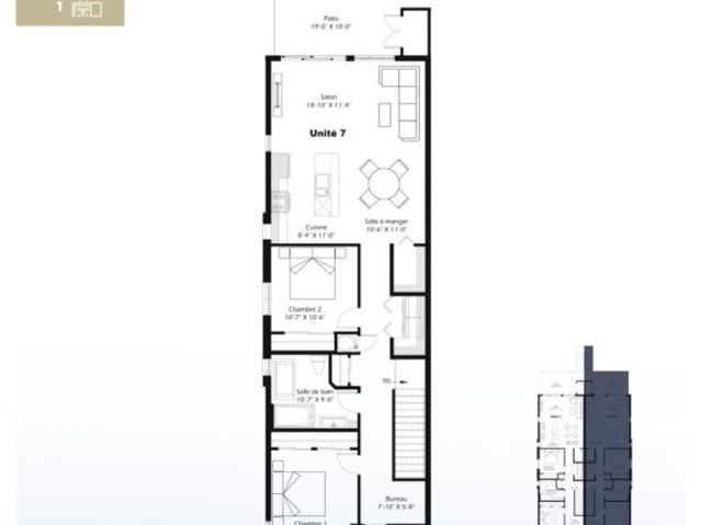Apartment for rent in Papineauville