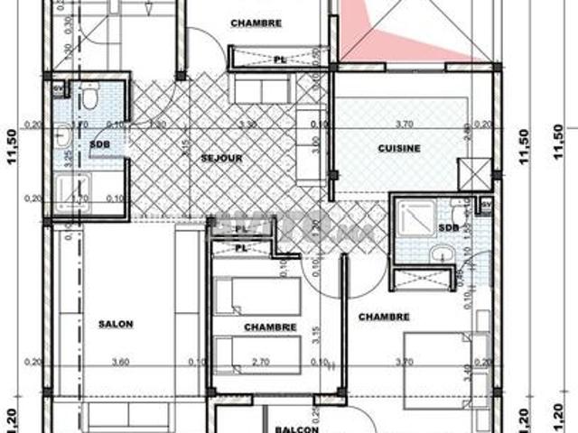 Appartement vente à Mellal