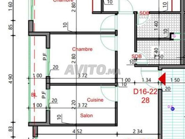 Appartement vente à Lyautey