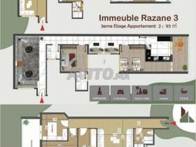 Appartement vente à Nador