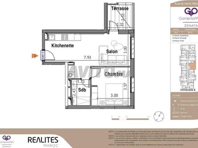 Appartement vente à Aït Melloul, Oued ed Dahab-Lagouira