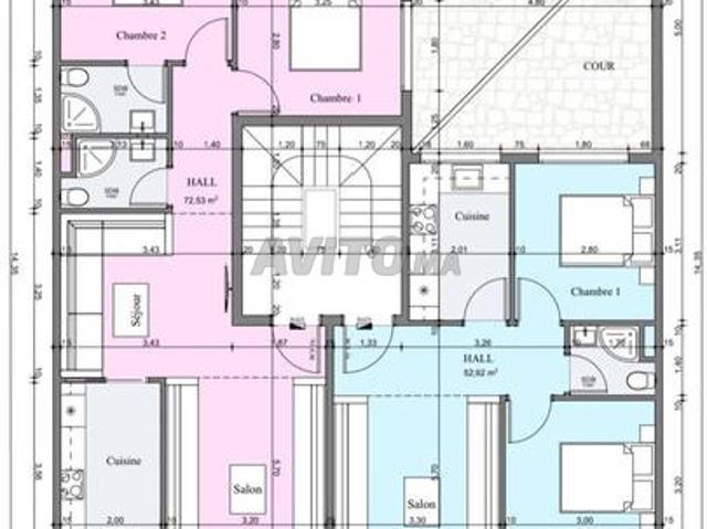 Appartement vente à Anfa, Gharb-Chrarda-Beni Hssen