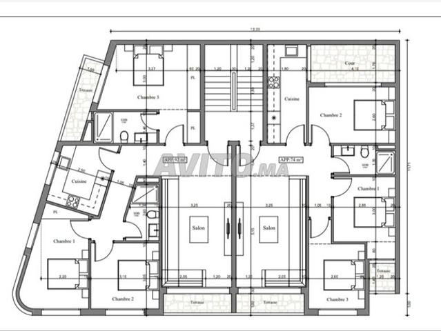 Appartement vente à Tit Mellil, Grand Casablanca