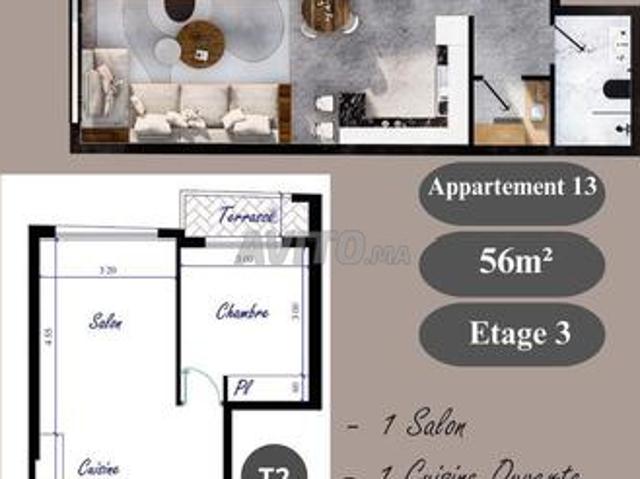 Appartement vente à Lyautey