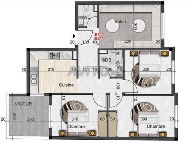 Appartement vente à Aït Melloul, Oued ed Dahab-Lagouira
