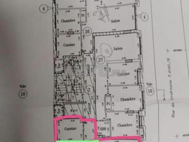 Appartement vente à Lyautey, El Mellah