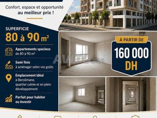 Appartement vente à Slimane, Gharb-Chrarda-Beni Hssen