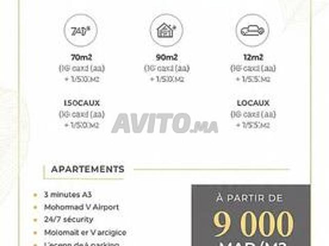 Appartement vente à Bouskoura, Gharb-Chrarda-Beni Hssen