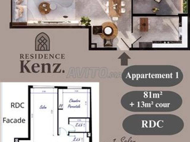 Appartement vente à Lyautey