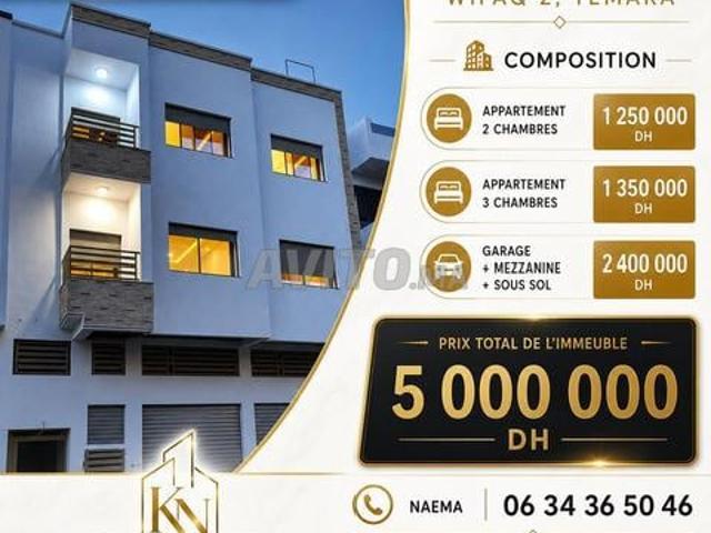 Appartement vente à Témara