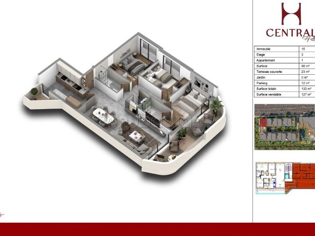 Appartement vente à Anfa, Gharb-Chrarda-Beni Hssen
