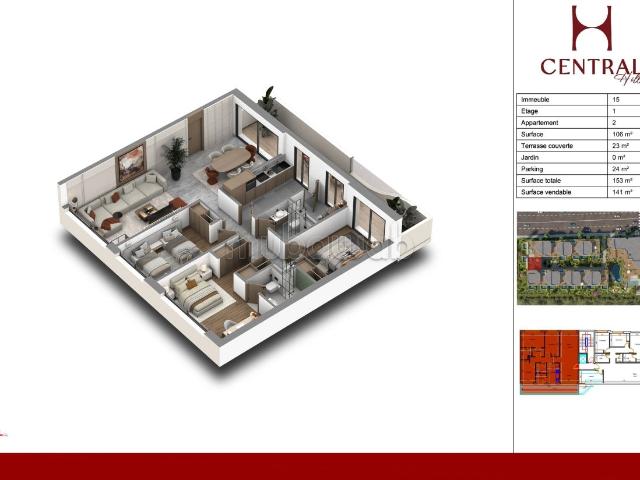 Appartement vente à Anfa, Gharb-Chrarda-Beni Hssen