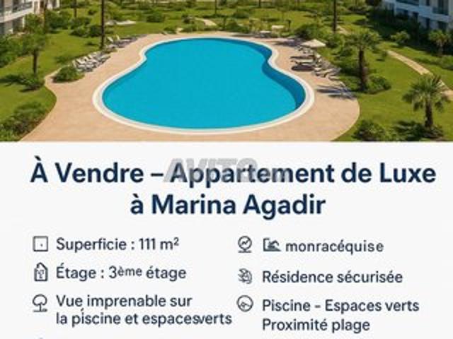 Appartement vente à Agadir, Oued ed Dahab-Lagouira