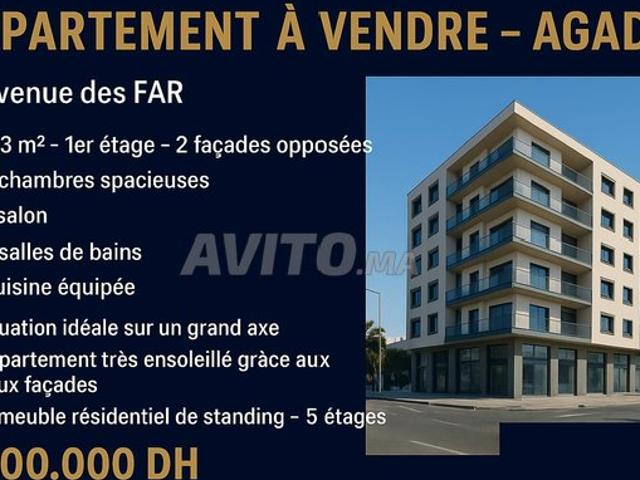 Appartement vente à Agadir, Oued ed Dahab-Lagouira