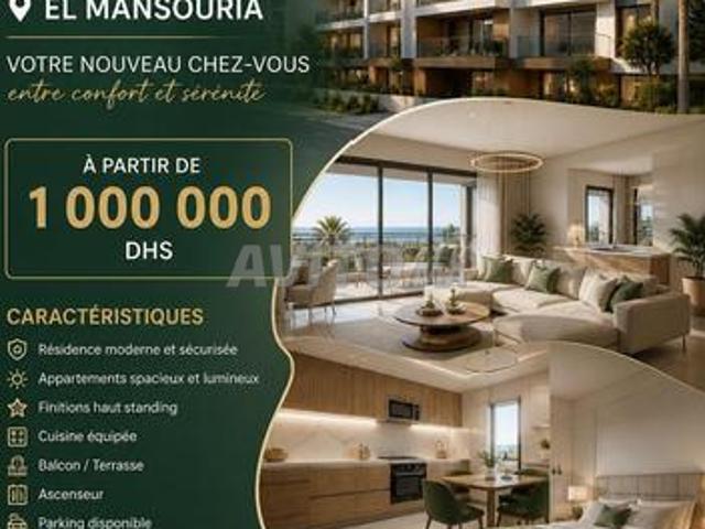 Appartement vente à Mansouria, Gharb-Chrarda-Beni Hssen