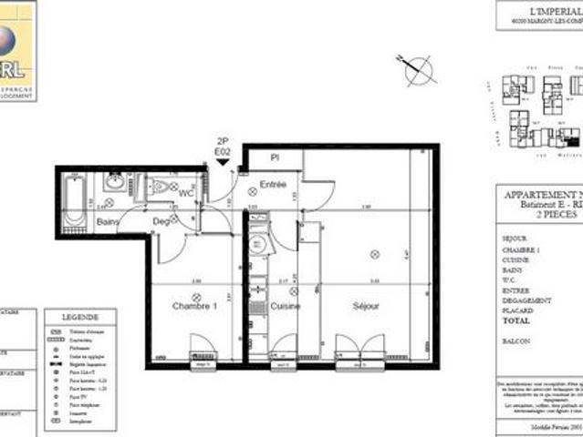 Appartement vente à Margny-lès-Compiègne, Oise
