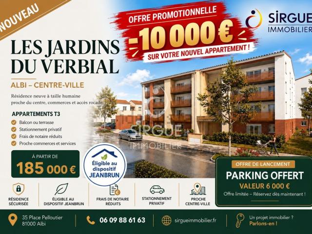 Appartement vente à La Mouline, Albi