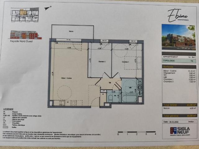 Appartement vente à Lille, Armentières