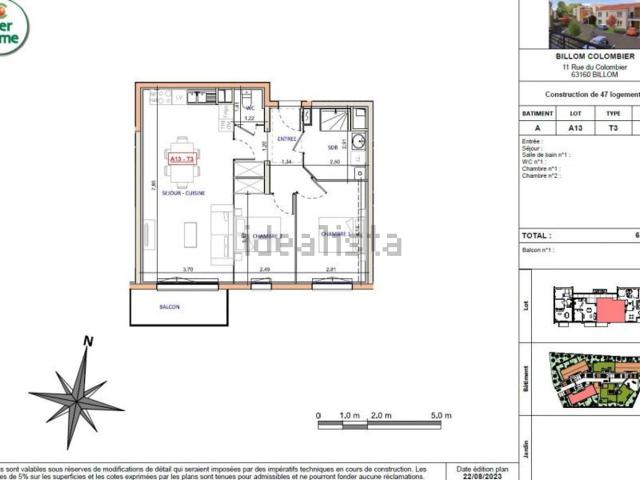Appartement vente à Puy Garret, Billom