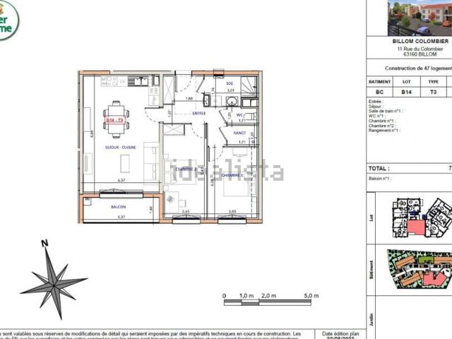 Appartement vente à Puy Garret, Billom
