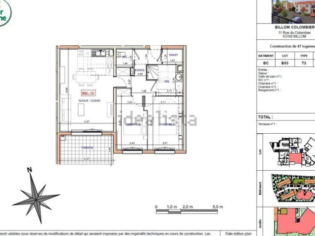 Appartement vente à Puy Garret, Billom