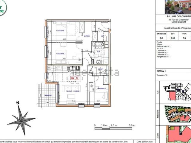 Appartement vente à Puy Garret, Billom