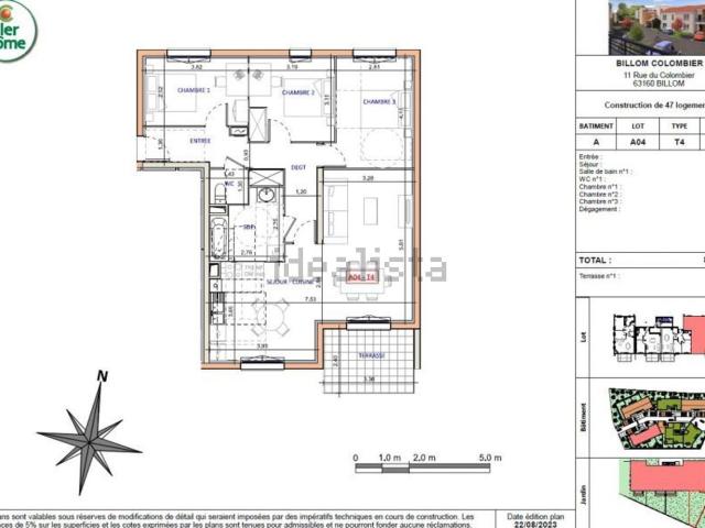 Appartement vente à Puy Garret, Billom