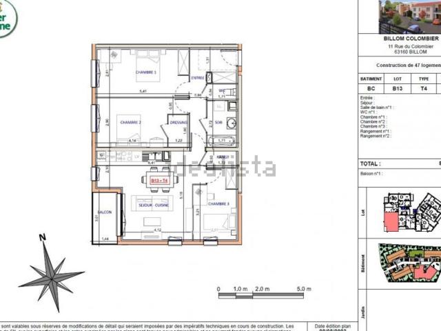 Appartement vente à Puy Garret, Billom