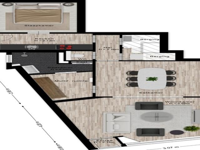 Appartement te huur in Haarzuilens, Utrecht