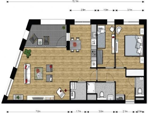 Appartement te huur in Maastricht-Centrum, Maastricht