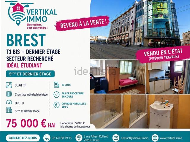 Appartement vente à Coat ar Guéven, Brest