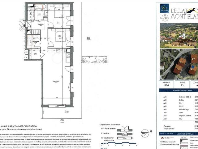 Appartement vente à Cordon, Haute-Savoie