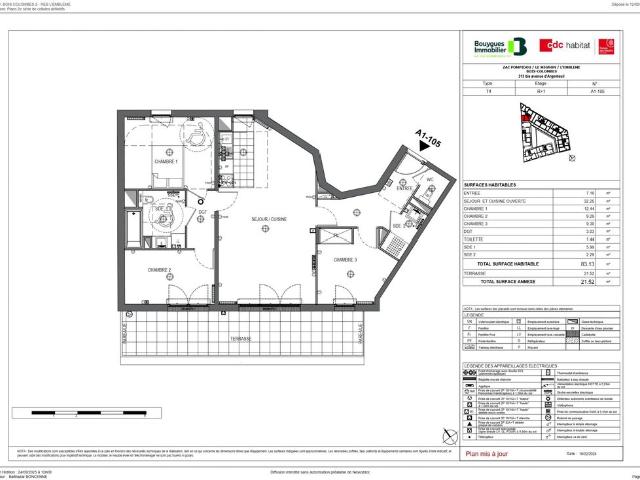 Appartement vente à Nanterre, Bois-colombes
