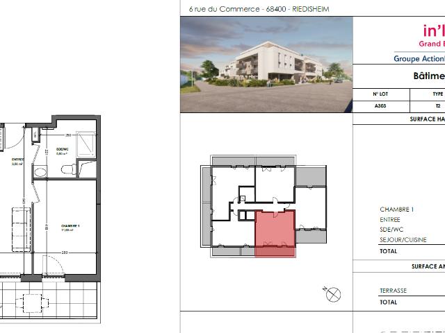 Appartement location à Zone industrielle Est, Riedisheim