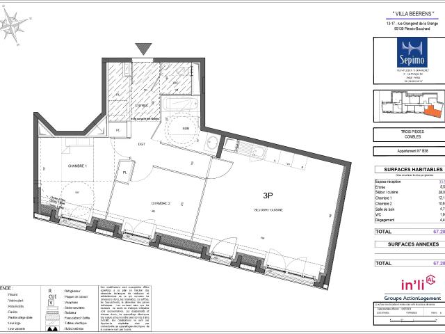 Appartement location à Le Plessis-Bouchard, Val-d'Oise