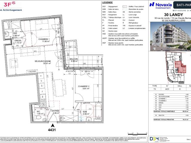 Appartement location à Saint-Denis, Aubervilliers