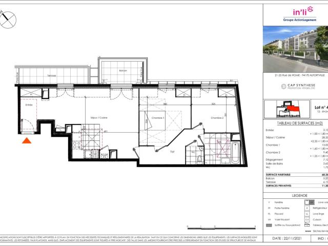 Appartement location à Vert de Maisons, Alfortville
