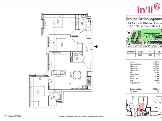 Appartement location à Le Raincy, Le Blanc-mesnil