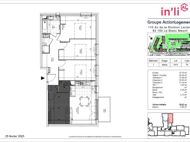 Appartement location à Le Raincy, Le Blanc-mesnil