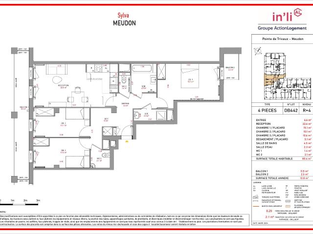 Appartement location à Pointe de Trivaux, Meudon