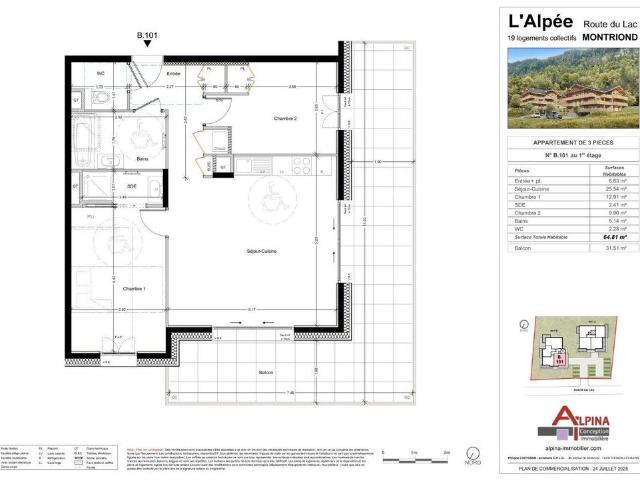 Appartement vente à Thonon-les-Bains, Montriond