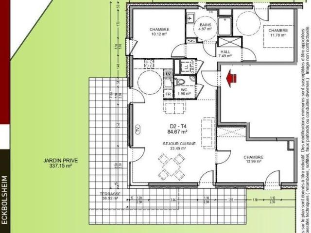 Appartement vente à Strasbourg, Eckbolsheim