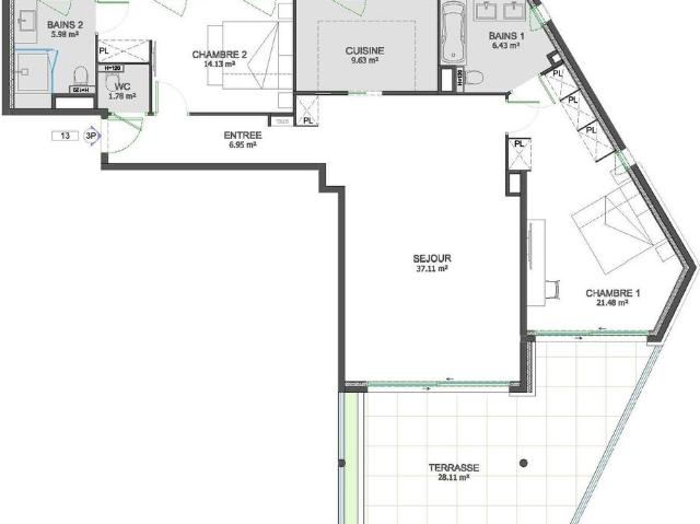 Appartement vente à Nice, La Turbie