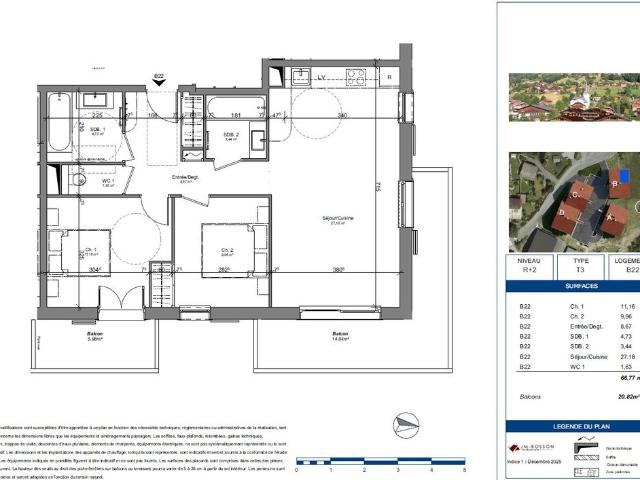 Appartement vente à Cordon, Haute-Savoie
